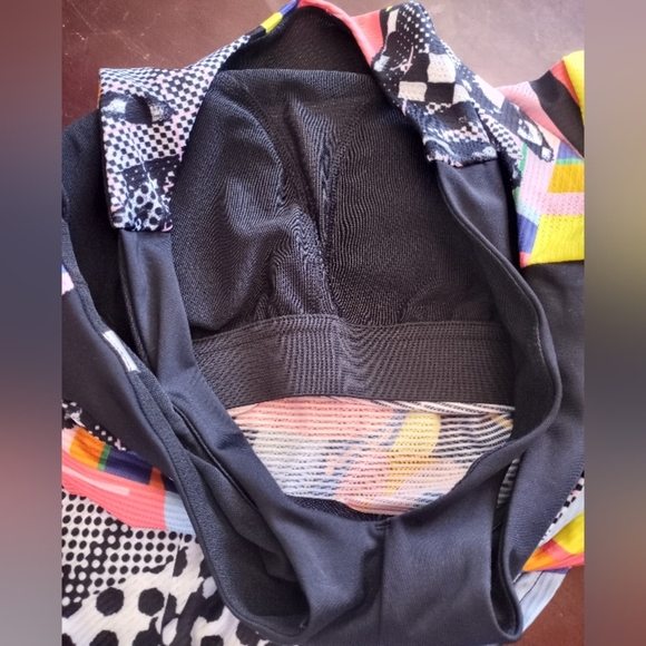 Adidas Tennis Prep 80s Graphic Print Racerback Built In Bra Athleisure Dress - Picture 9 of 11